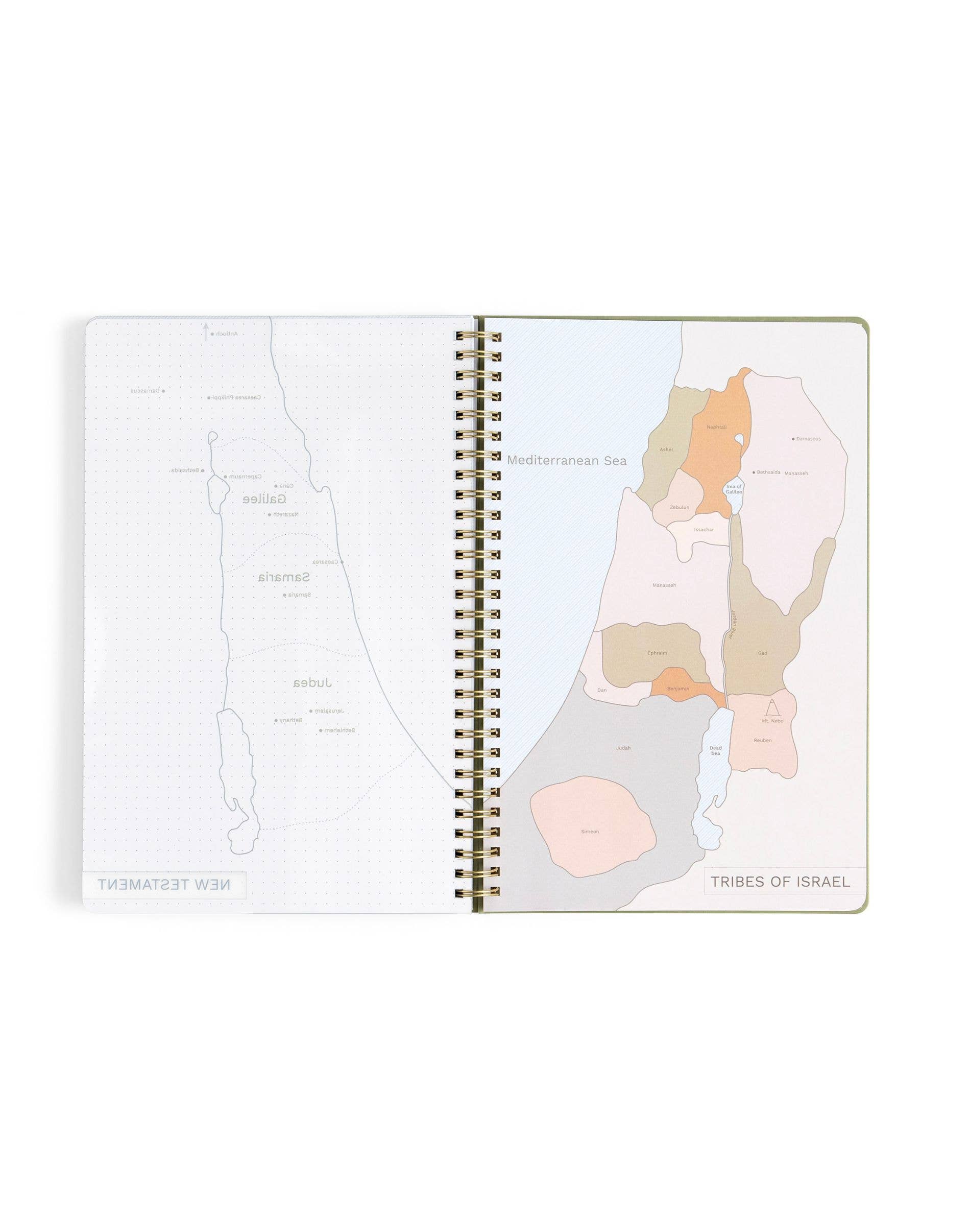 Olive Church Notes Bible Reference Notebook with Maps