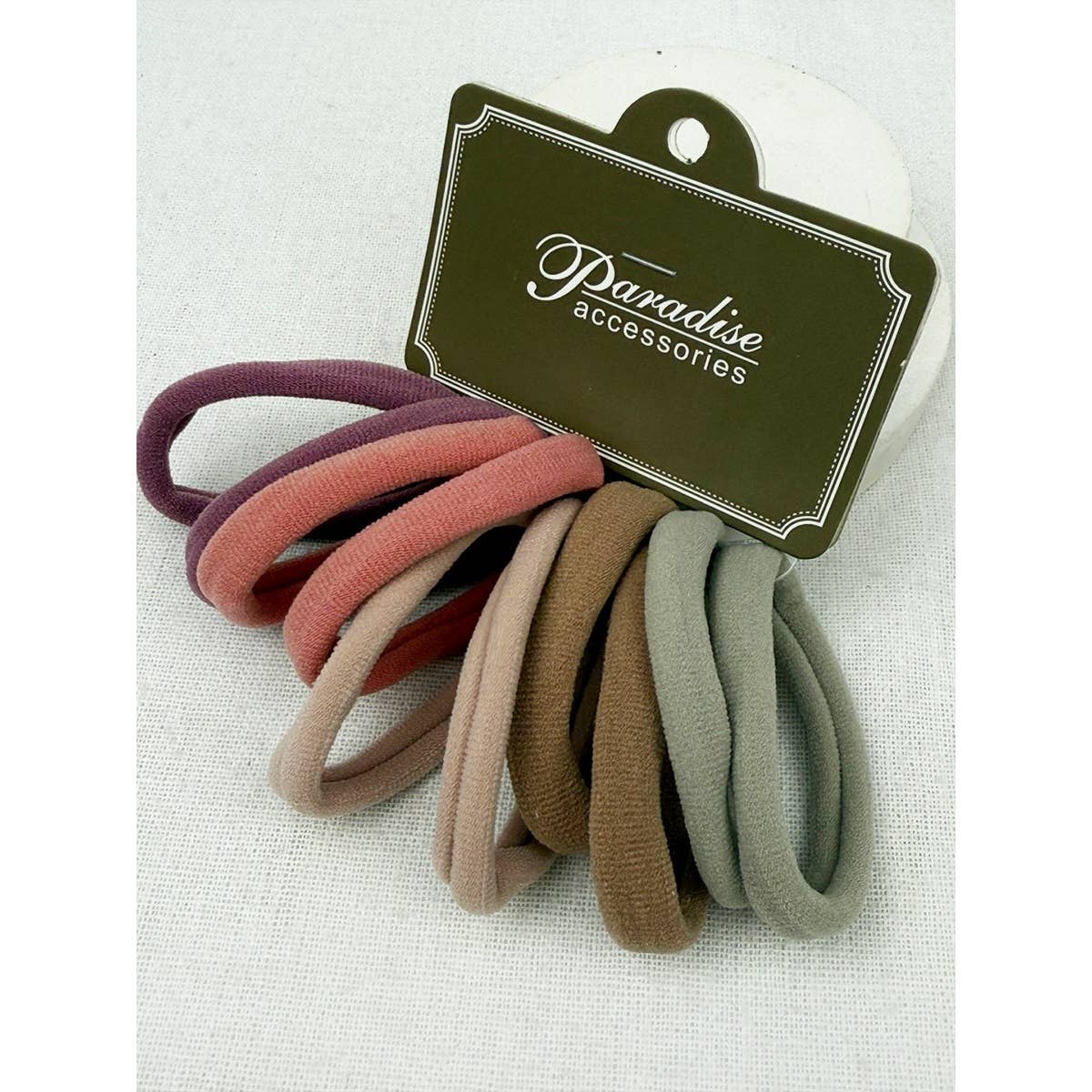 Dusty Color Shades Multicolor Elastic Hair Tie Se