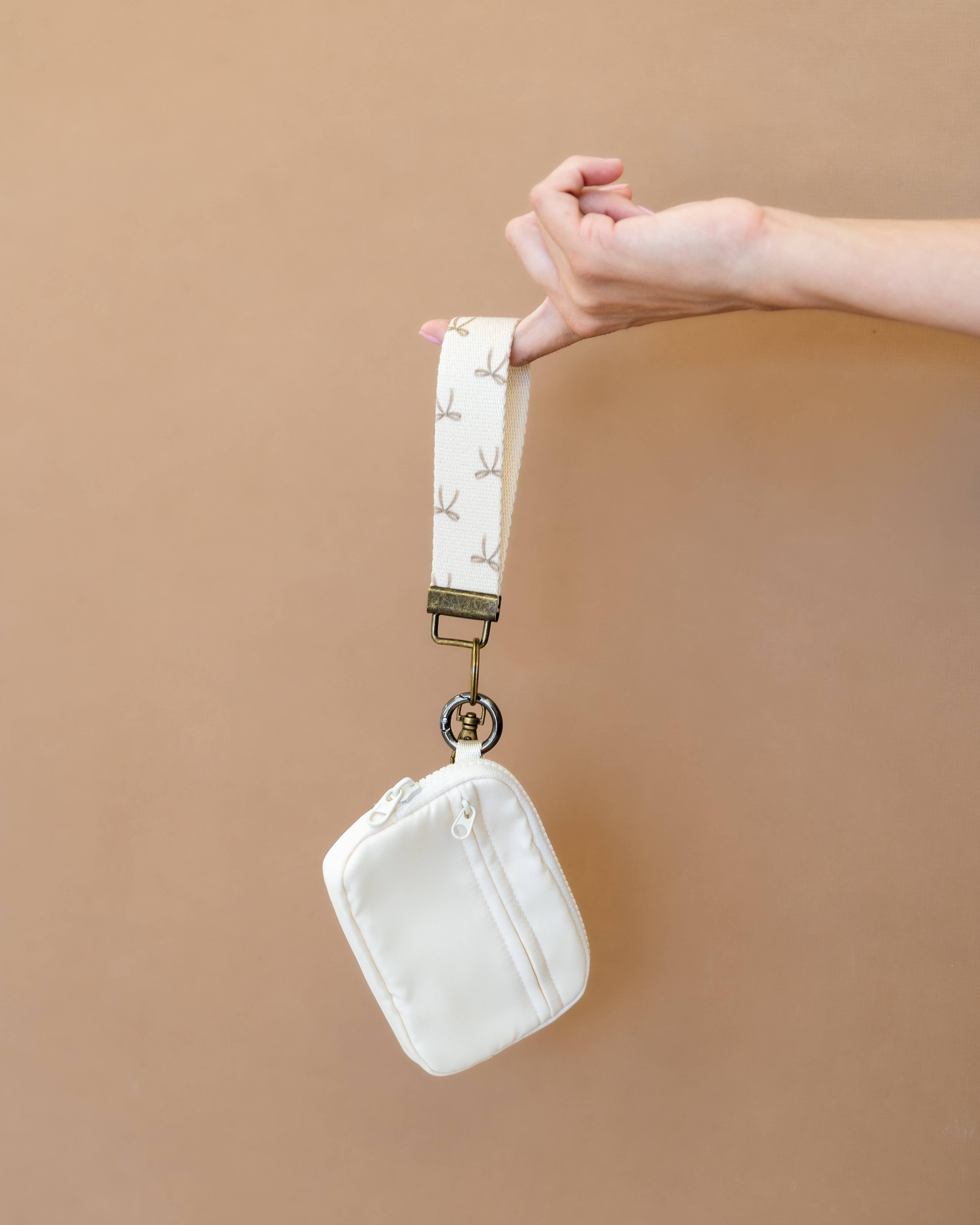 Beige Compact Card Holder