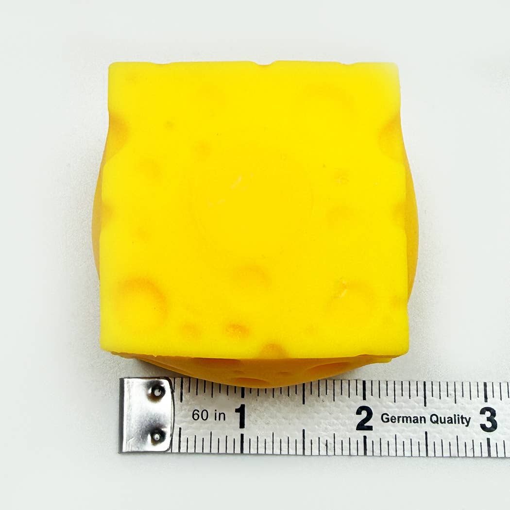 Cube Shape Cheese Squishy Toy: YELLOW / ONE SIZE(12)
