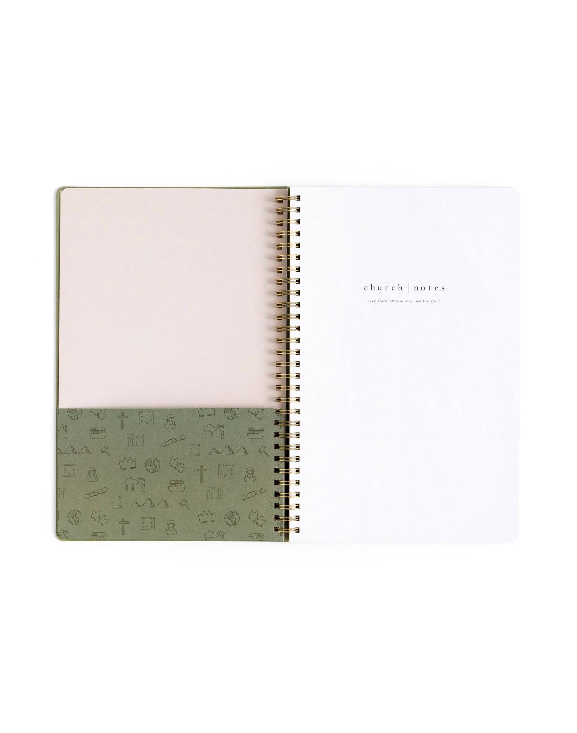 Olive Church Notes Bible Reference Notebook with Maps