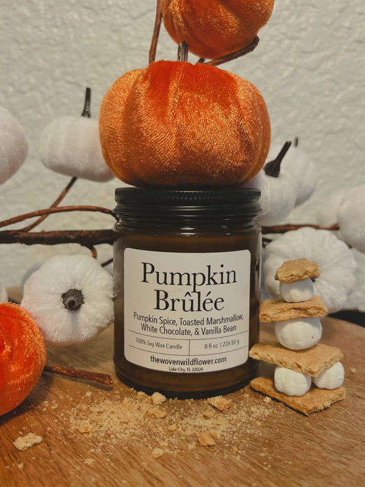 Pumpkin Brûlée - 8 oz Candle