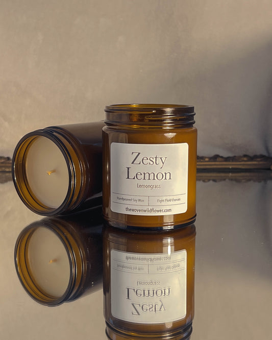 Zesty Lemon - 8 oz Candle