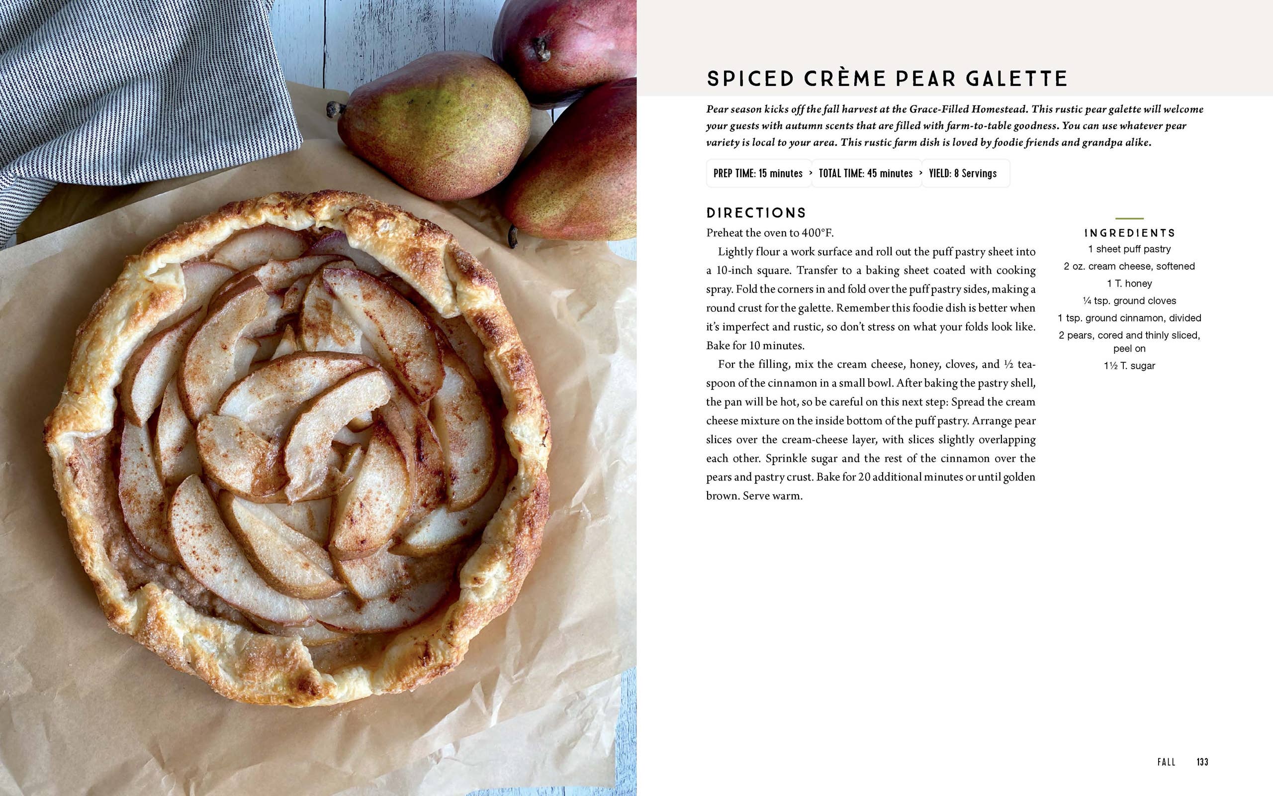 The Grace-Filled Homestead Cookbook: Paperback
