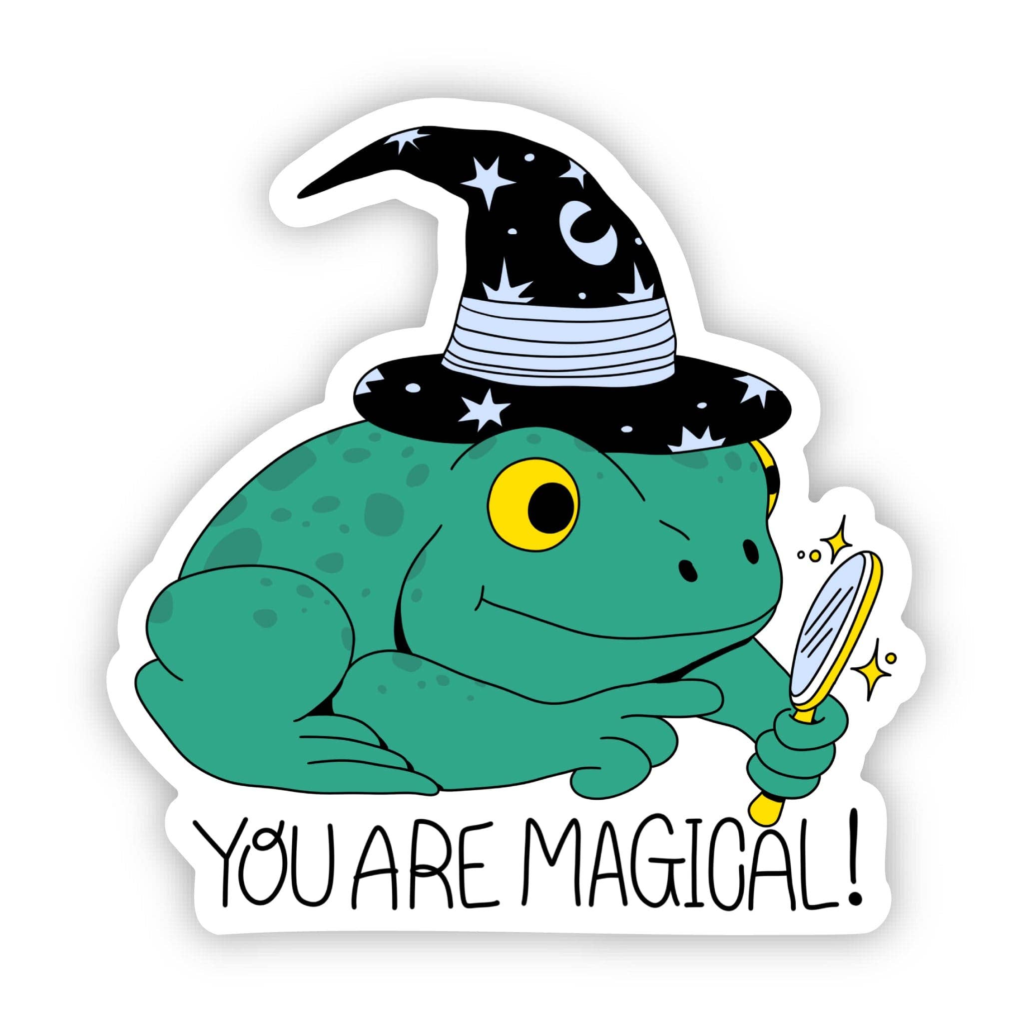 You Are Magical Witch Frog Sticker