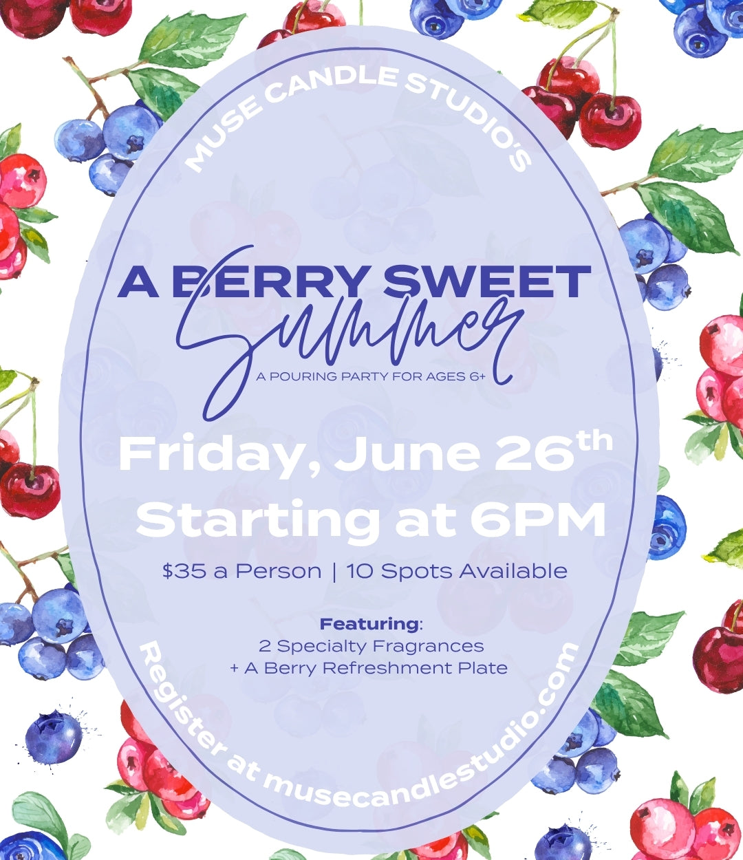 A Berry Sweet Summer Pouring Party