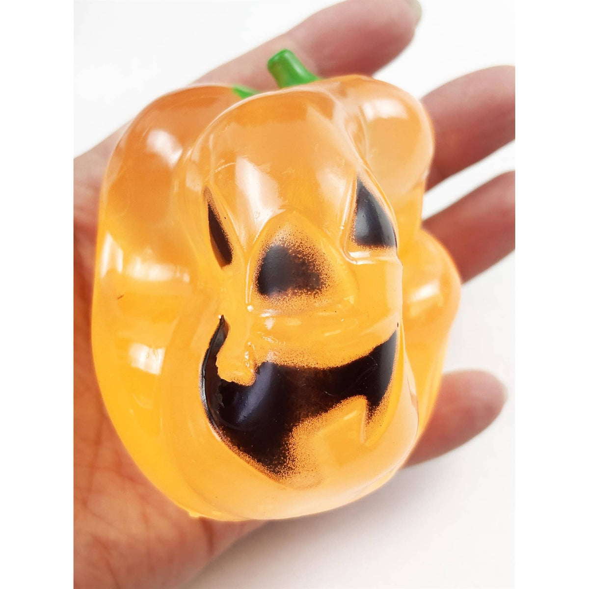 Vaseline Halloween Jack-o-Lantern Pumpkin Squishy Toy: PUMPKIN / ONE(12)