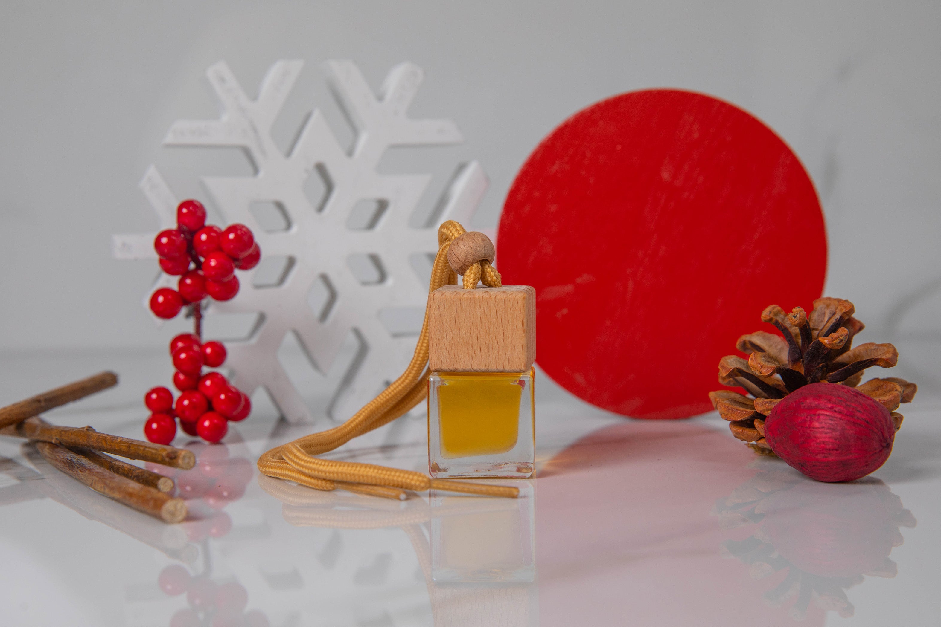 Winter's Whisk - Hanging Car Freshener