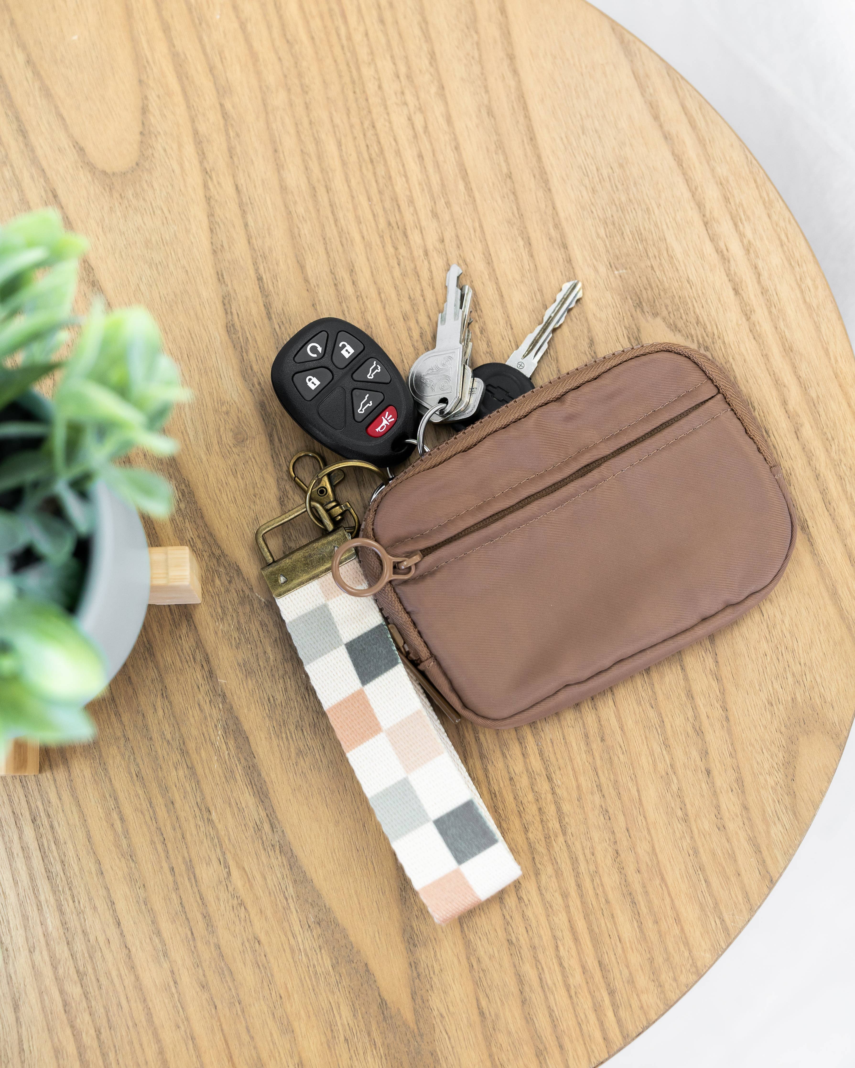 Brown Compact Card Holder