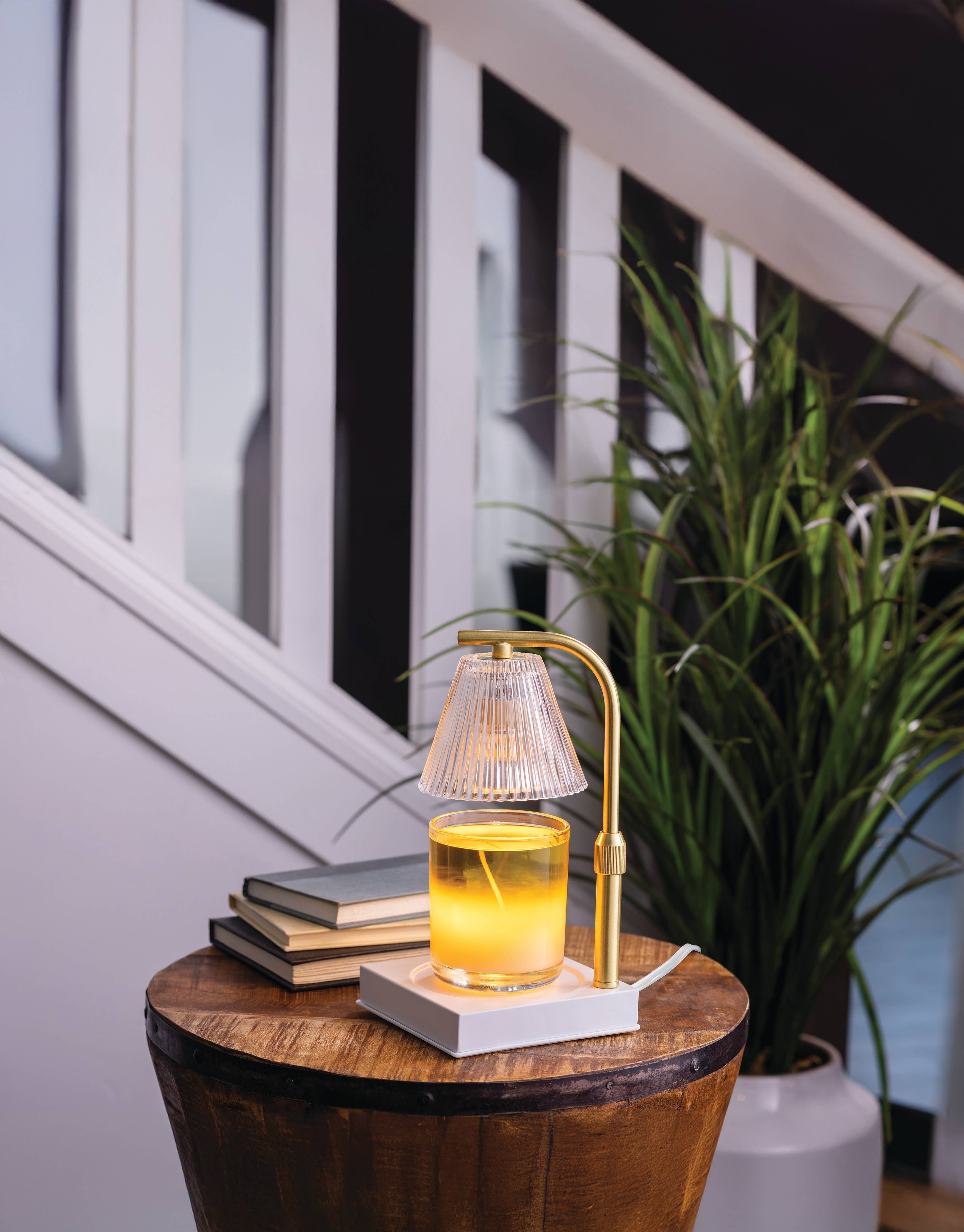 Luna Candle Warmer Lamp Gold