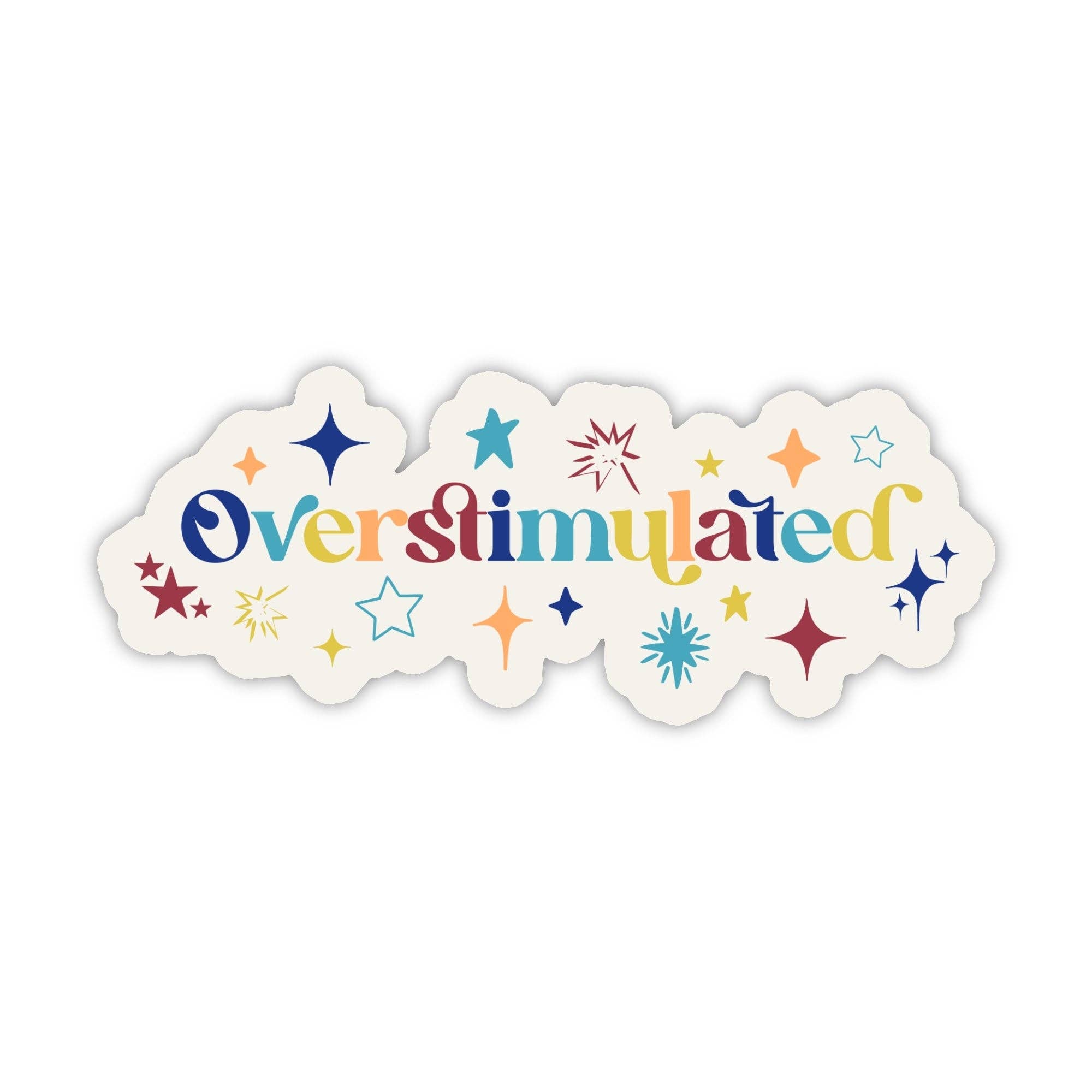 Overstimulated - sticker