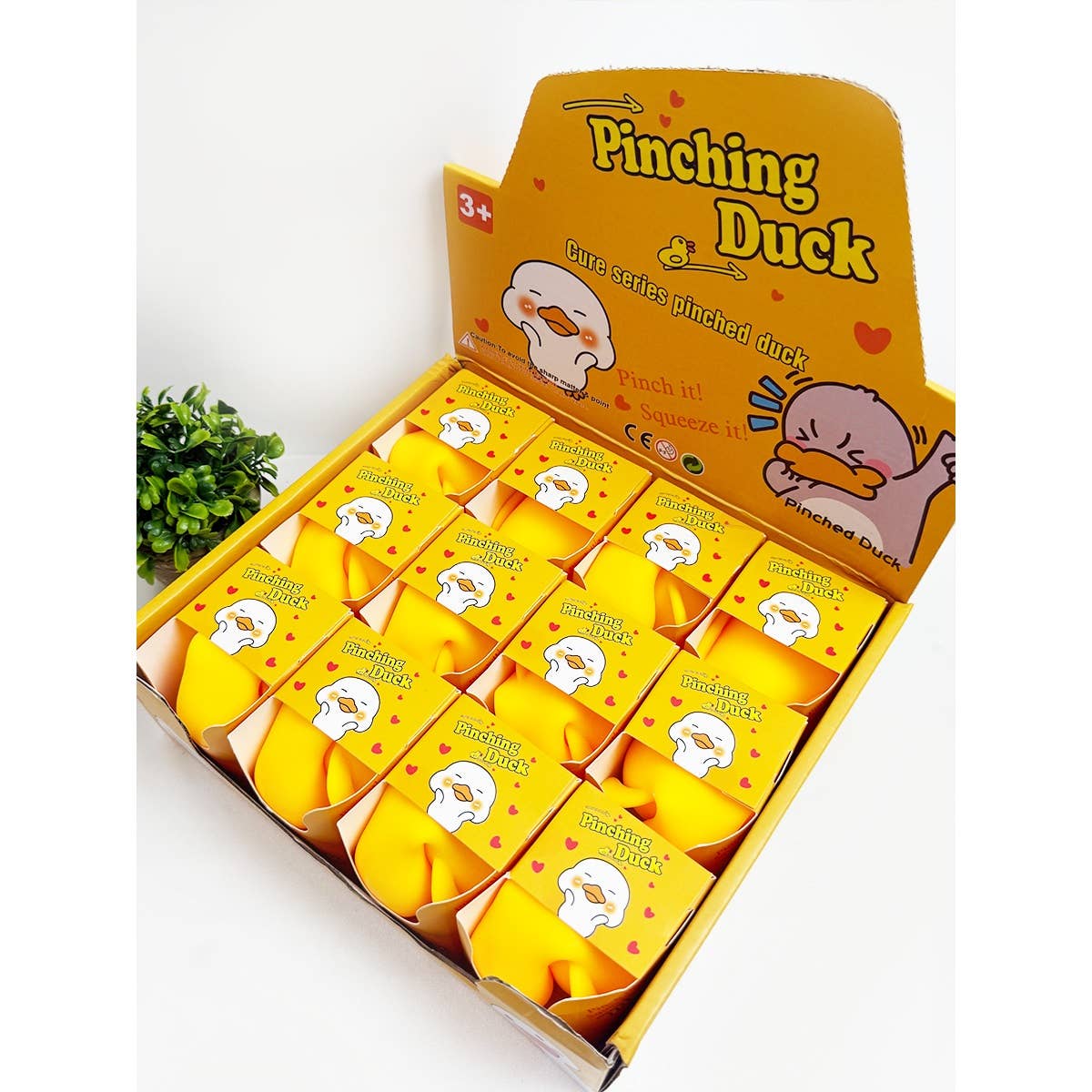 Super Soft Duck Squishy: YELLOW / ONE SIZE(12)
